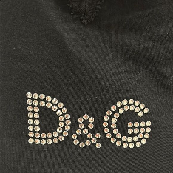 D&G  Black Lace Women's Top size Small - Picture 3 of 5
